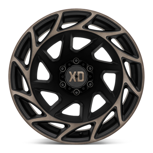 XD XD860 ONSLAUGHT 20X9 0 8X165.1/8X6.5 Satin Black With Bronze Tint