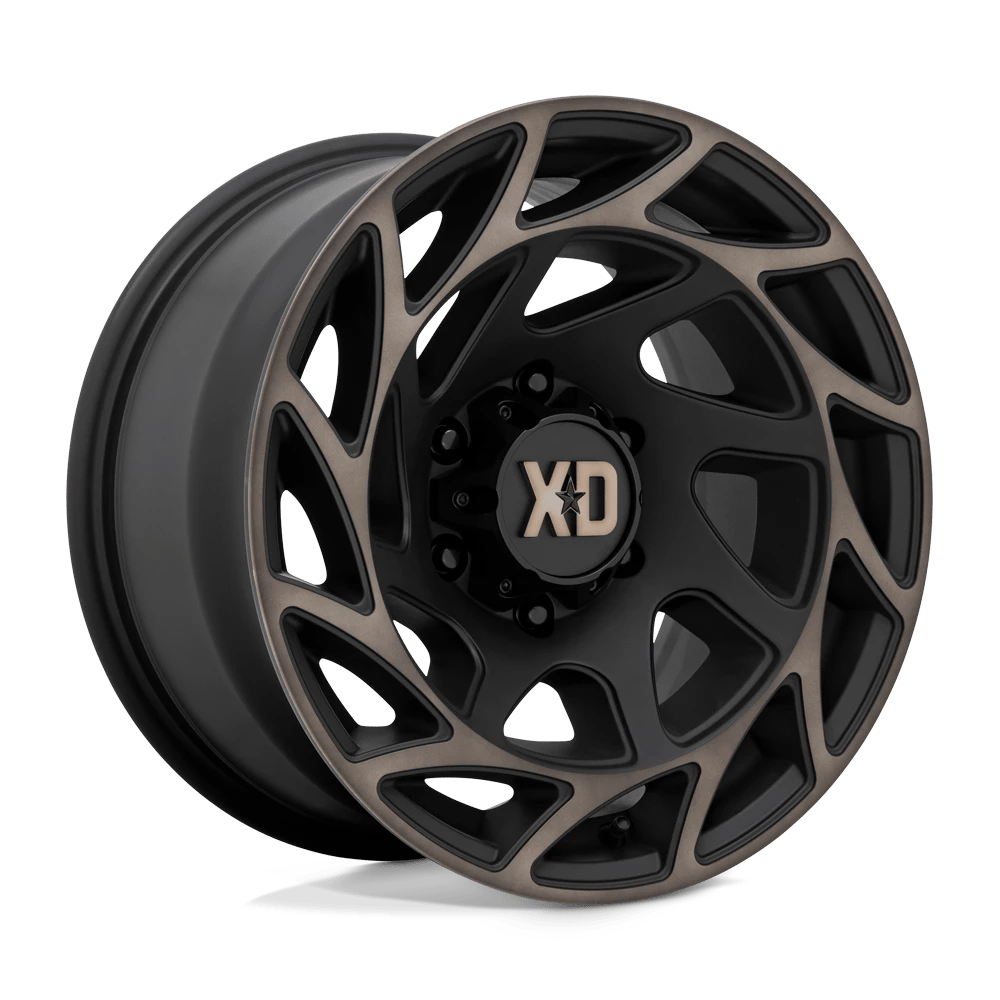 XD XD860 ONSLAUGHT 22X12 -44 5X127 SATIN BLACK WITH BRONZE TINT
