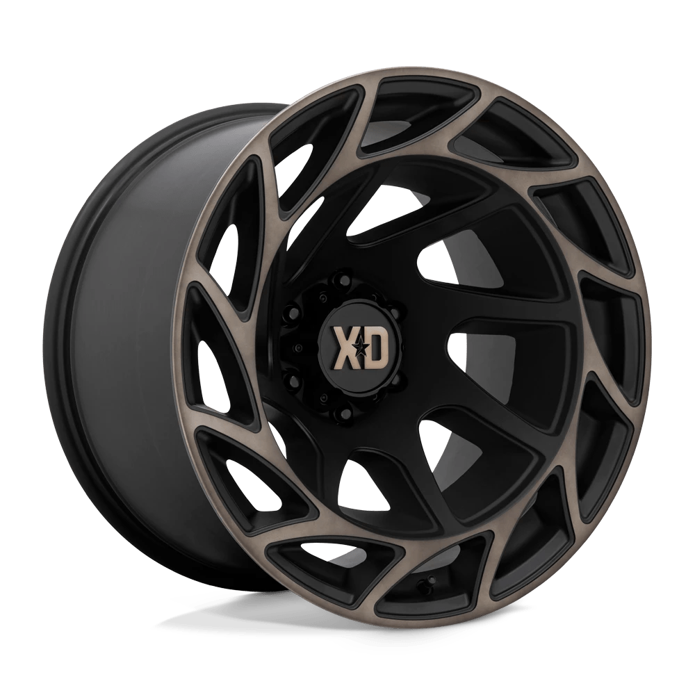 XD XD860 ONSLAUGHT 20X12 -44 6X139.7 SATIN BLACK WITH BRONZE TINT
