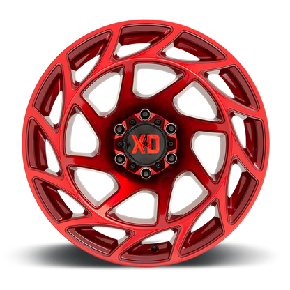 XD XD860 ONSLAUGHT 20X10 -18 5X127/5X5.0 Candy Red