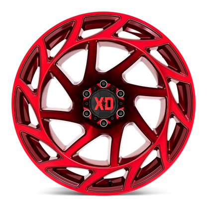 XD XD860 ONSLAUGHT 22X12 -44 6X139.7 CANDY RED