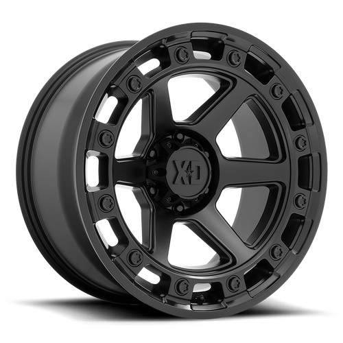 XD XD862 RAID 17X9 0 5X127/5X5.0 Satin Black