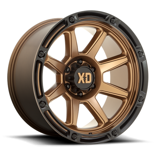 XD XD863 20X10 -18 8X165.1/8X6.5 Matte Bronze With Black Lip