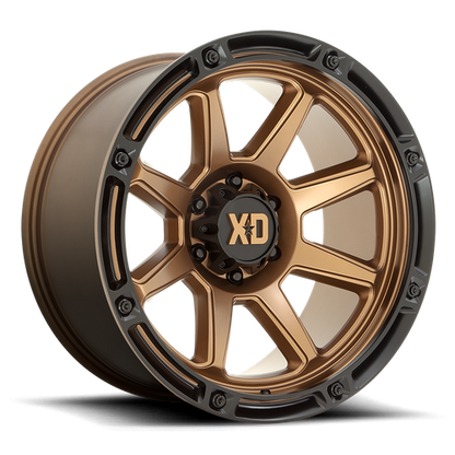 XD XD863 20X10 -18 8X165.1/8X6.5 Matte Bronze With Black Lip