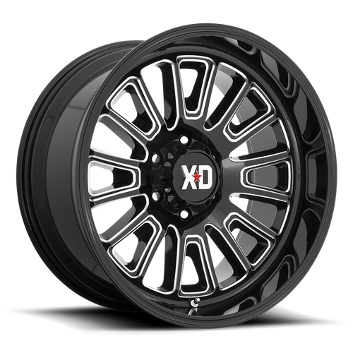 XD XD864 ROVER 24X12 -44 6X139.7 GLOSS BLACK MILLED