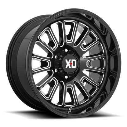 XD XD864 ROVER 24X12 -44 6X139.7 GLOSS BLACK MILLED