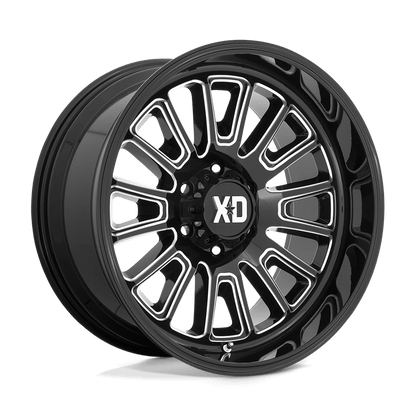 XD XD864 ROVER 24X12 -44 6X139.7 GLOSS BLACK MILLED