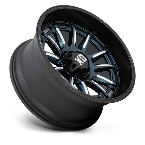 XD XD865 PHOENIX 20X9 18 5X150/5X150 Metallic Blue Milled With Black Lip