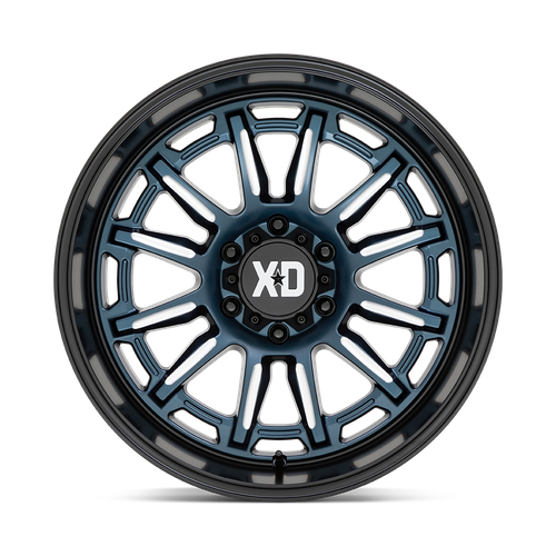 XD XD865 PHOENIX 20X10 -18 5X127/5X5.0 Metallic Blue Milled With Black Lip