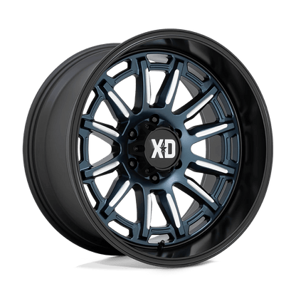 XD XD865 PHOENIX 20X10 -18 5X127/5X5.0 Metallic Blue Milled With Black Lip