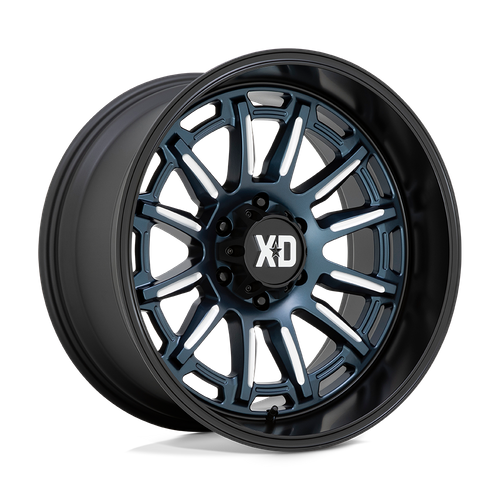 XD XD865 PHOENIX 20X9 0 5X127/5X5.0 Metallic Blue Milled With Black Lip