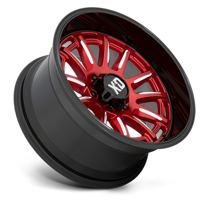 XD XD865 PHOENIX 20X9 0 6X139.7/6X5.5 Candy Red Milled With Black Lip