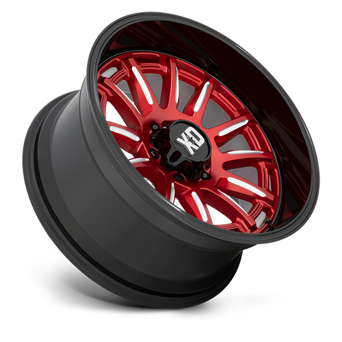 XD XD865 PHOENIX 20X10 -18 6X139.7/6X5.5 Candy Red Milled With Black Lip