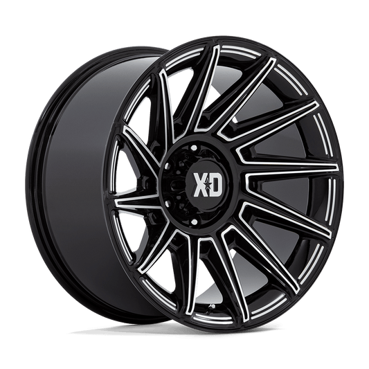 XD XD867 SPECTER 20X10 -18 8X180/8X7.1 GLOSS BLACK MILLED