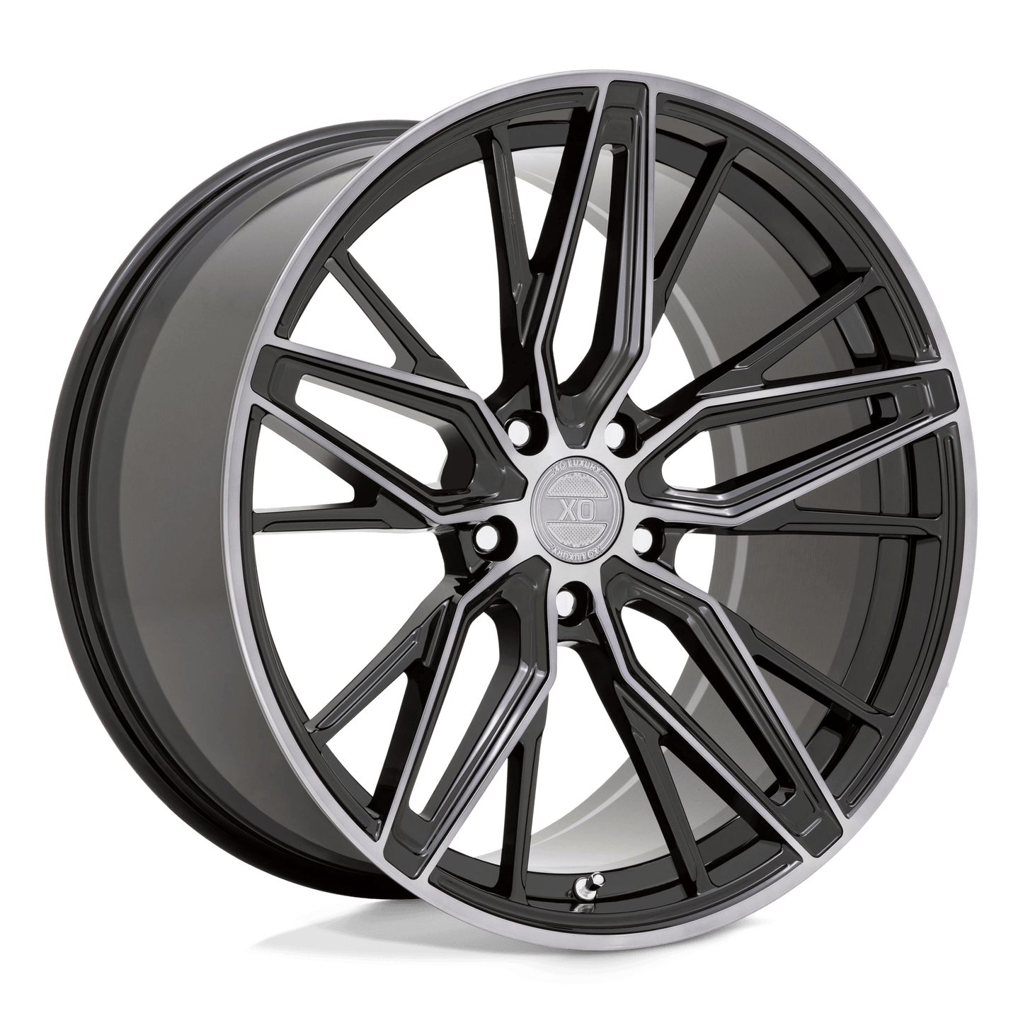 XO ZURICH 20X9 30 5X120/5X120 GLOSS BLACK W/ MACHINED GLOSS DARK TINT