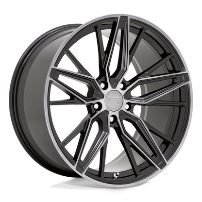 XO ZURICH 20X9 35 5X108/5X4.25 GLOSS BLACK W/ MACHINED GLOSS DARK TINT