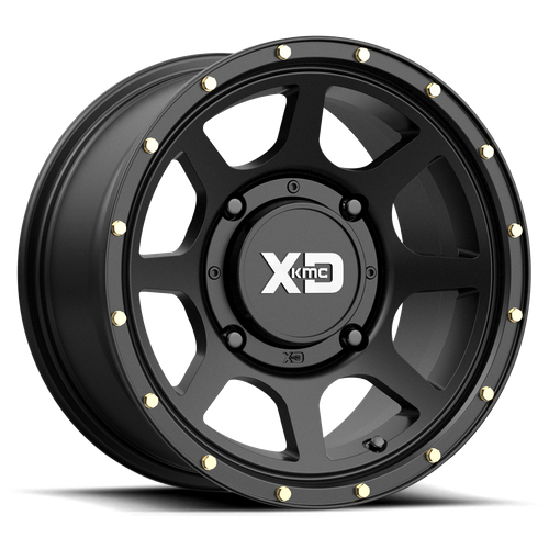 XD Powersports XS134 ADDICT 2 15X6 38 4X110/4X110 Satin Black