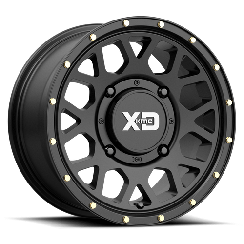 XD Powersports XS135 GRENADE 15X10 0 4X137/4X137 Satin Black