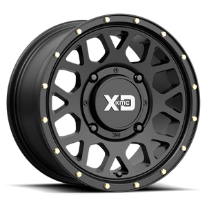 XD Powersports XS135 GRENADE 15X10 0 4X137/4X137 Satin Black
