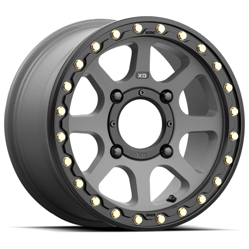 XD Powersports XS234 ADDICT 2 BEADLOCK 14X10 0 4X110/4X110 Satin Gray
