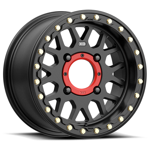 XD Powersports XS235 GRENADE BEADLOCK 14X10 0 4X156/4X156 Satin Black
