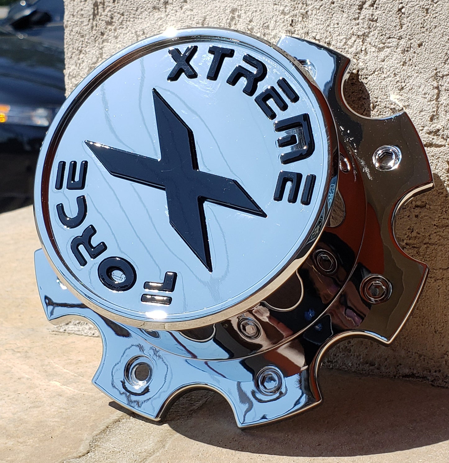 Xtreme Force Center Cap Chrome 22x10, 22x12, 24x14, 26x14 8x165.1(8x6.5)