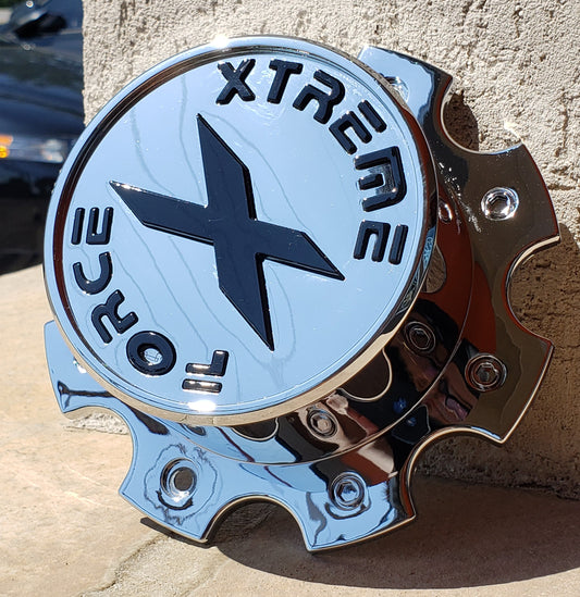 Xtreme Force Center Cap Chrome 22x10, 22x12, 24x14, 26x14 8x165.1(8x6.5)