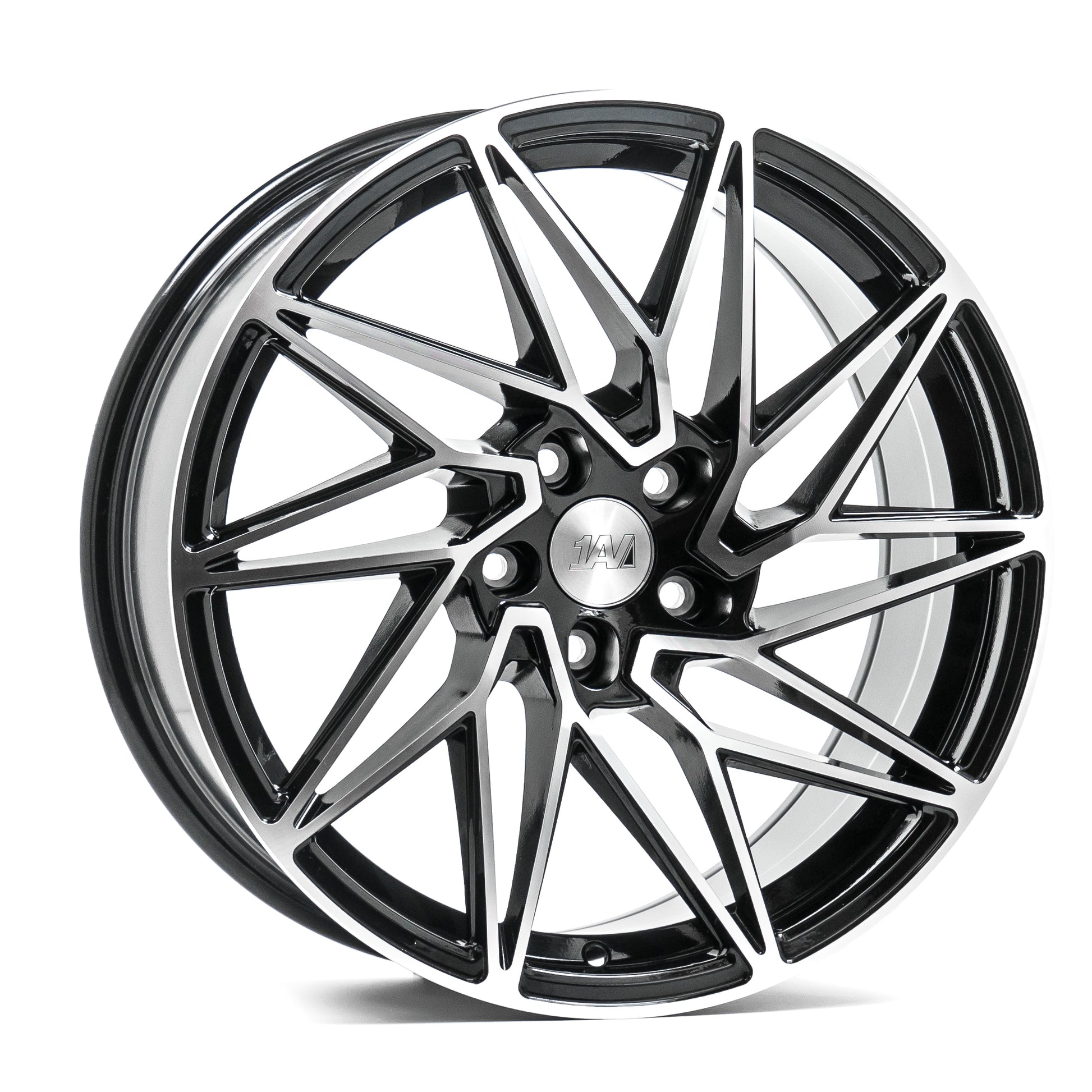 AXE ZX10 18X8 40 5X114 BLACK AND POLISHED FACE