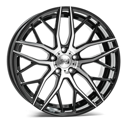 AXE ZX11 22X9 35 BLANK BLACK AND POLISHED FACE