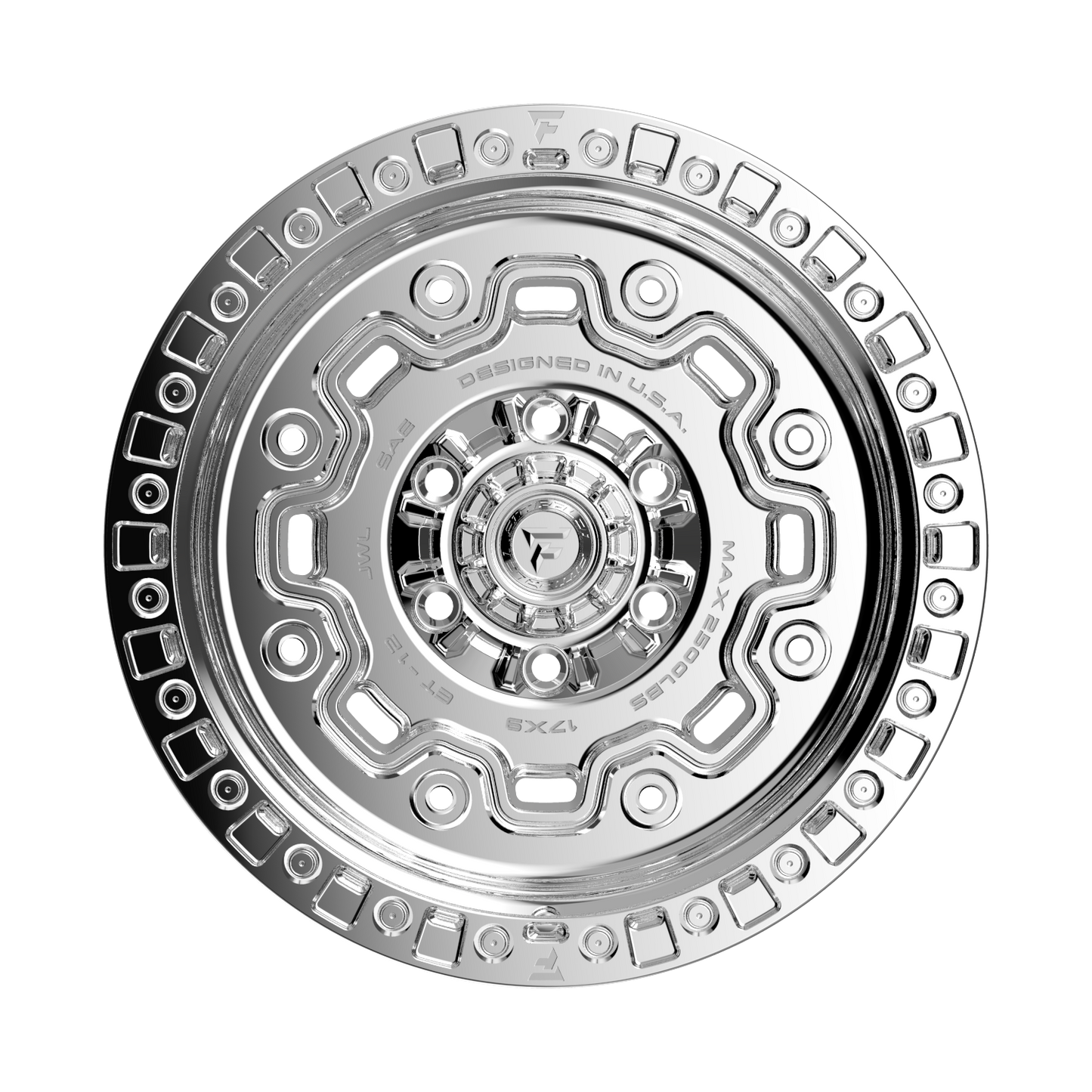 FITTIPALDI OFFROAD FT101MC 17X9, PCD 6X5.50, ET -12, CB 106.2-MIRROR COAT