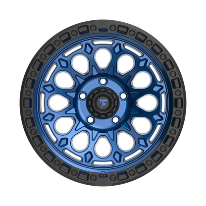 FITTIPALDI OFFROAD FT101BLB 17X9, PCD 5X5.00, ET -12, CB 71.5-GLOSS BLUE WITH SATIN BLACK RING