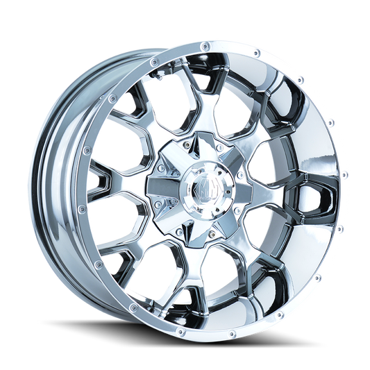 Mayhem 8015 Warrior 20x9 0 5x127(5x5)/5x139.7(5x5.5) Chrome
