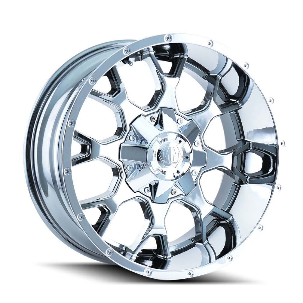 Mayhem 8015 Warrior 20x10 -25 6x135/6x139.7(6x5.5) Chrome