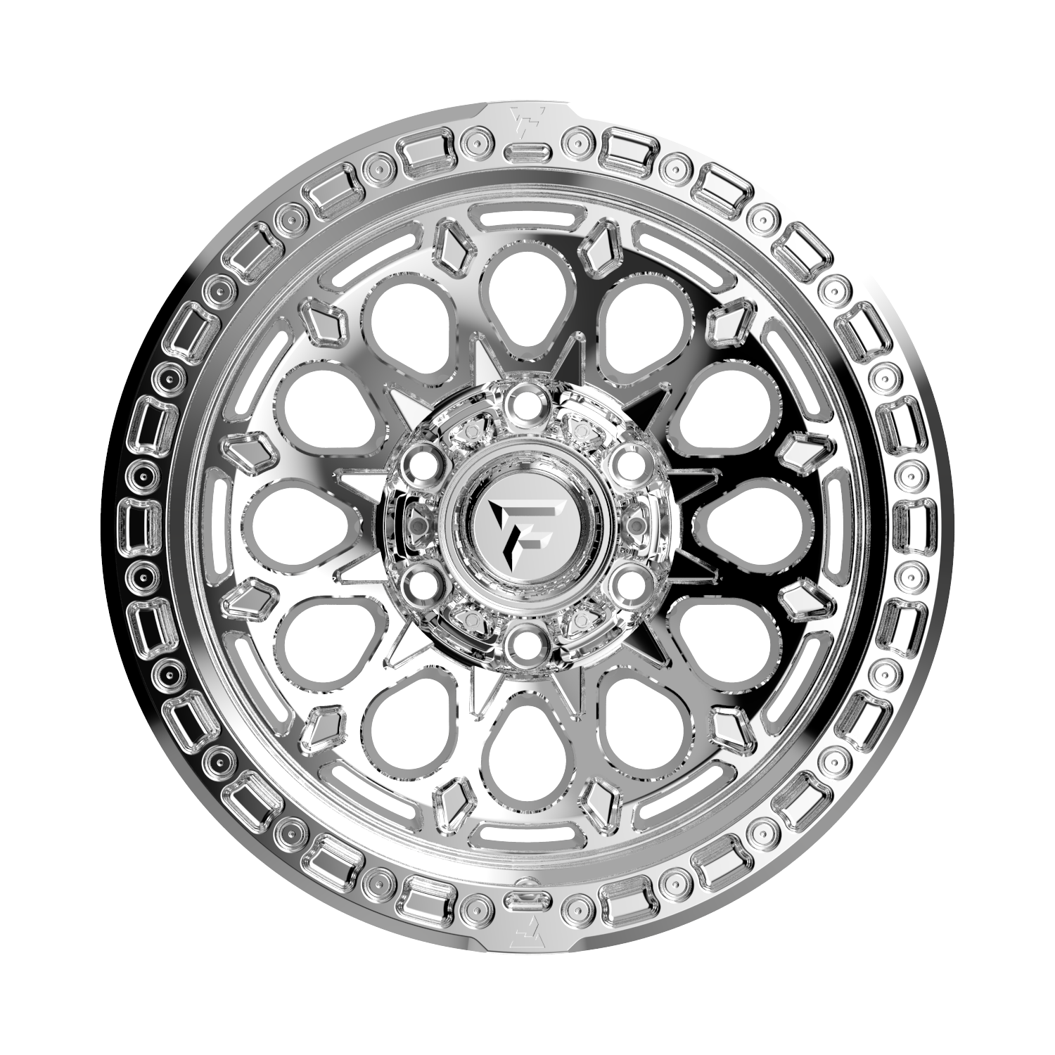 FITTIPALDI OFFROAD FT100MC 17X9, PCD 6X5.50, ET -12, CB 106.2-MIRROR COAT