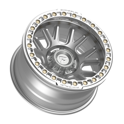 FITTIPALDI FB151M 17X9, PCD 6X5.50, ET -38, CB 106.2-MACHINED SILVER