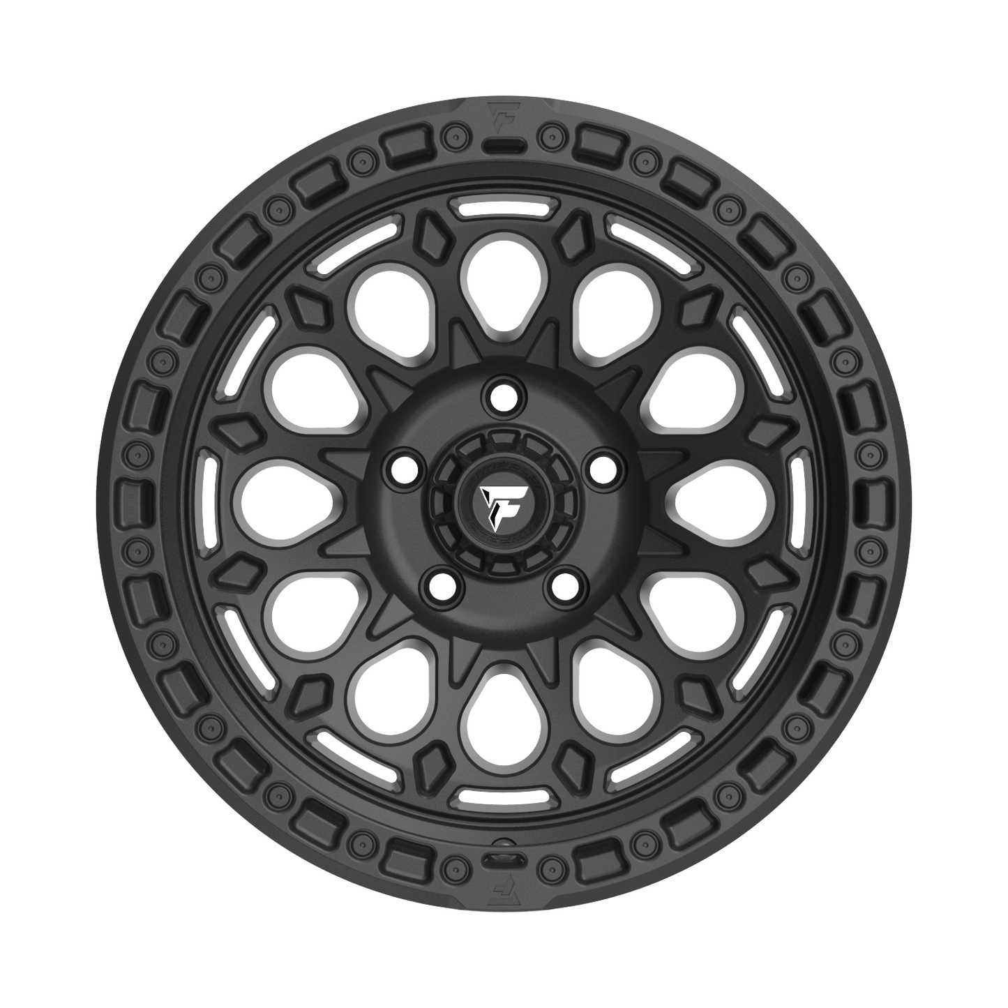 FITTIPALDI OFFROAD FT101SB 17X9, PCD 5X5.00, ET -12, CB 71.5-SATIN BLACK