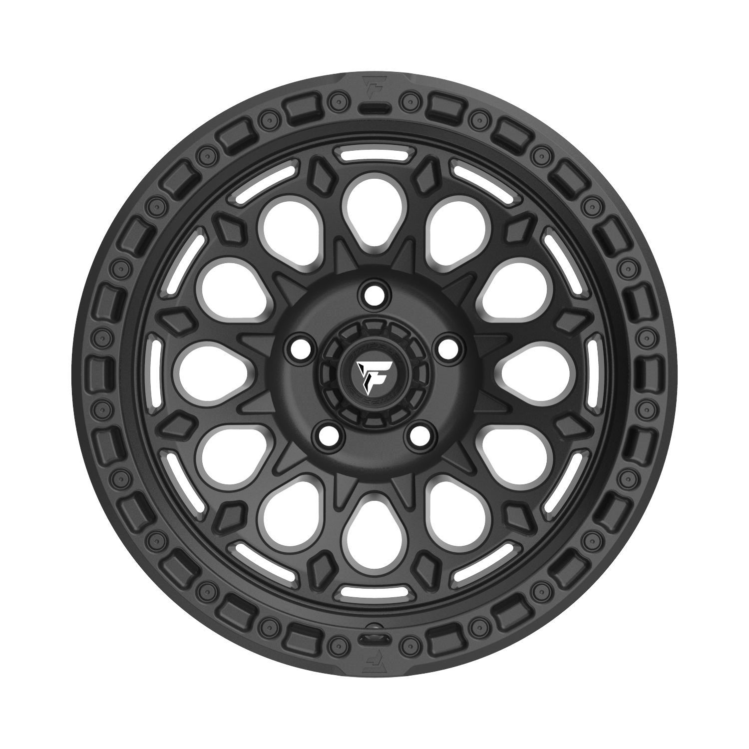 FITTIPALDI OFFROAD FT101SB 17X9, PCD 5X5.00, ET -12, CB 71.5-SATIN BLACK