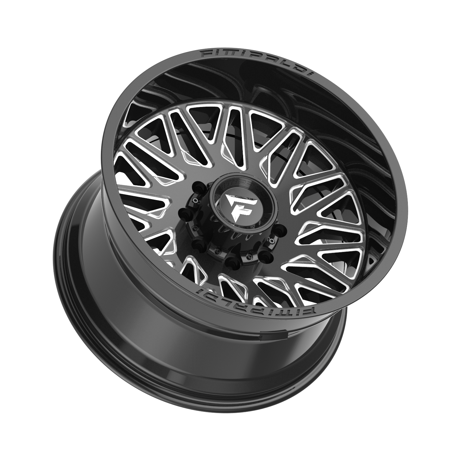 FITTIPALDI OFFROAD FA07BM 20X12, PCD 8X6.50, ET -44, CB 125.2-GLOSS BLACK MILLED