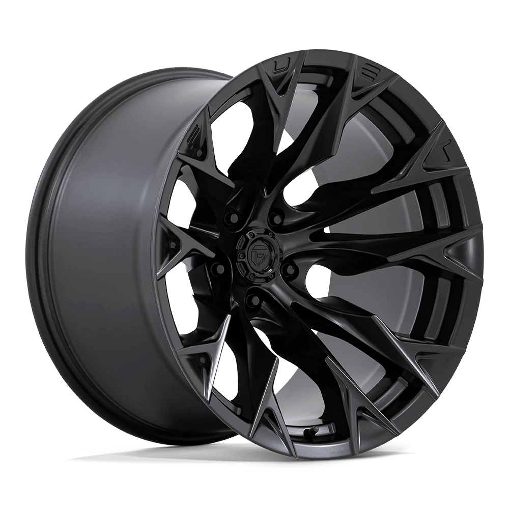 Fuel 1PC D804 FLAME 20X12 -44 5X127 BLACKOUT