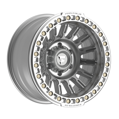 FITTIPALDI FB152M 17X9, PCD 6X5.50, ET -38, CB 106.2-MACHINED SILVER
