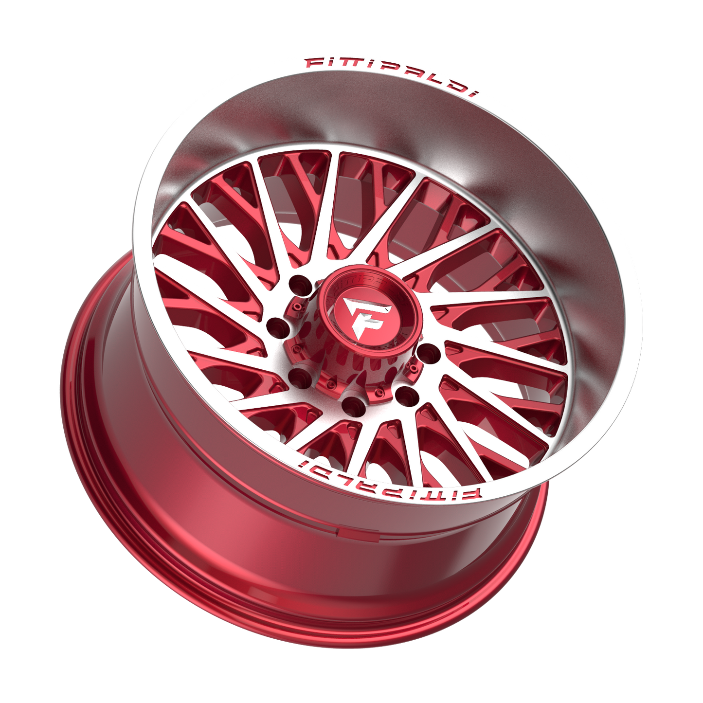 FITTIPALDI OFFROAD FA08MR 22X12, PCD 8X6.50, ET -44, CB 125.2-GLOSS RED MACHINED