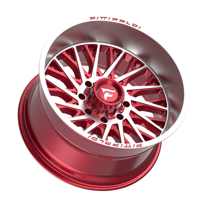 FITTIPALDI OFFROAD FA08MR 22X12, PCD 8X6.50, ET -44, CB 125.2-GLOSS RED MACHINED