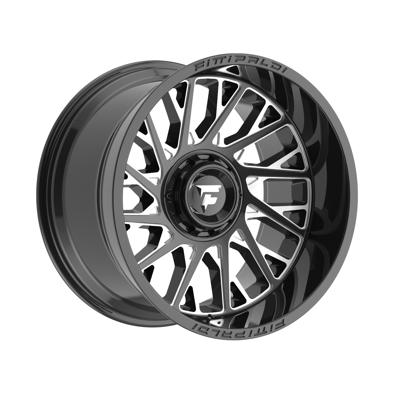 FITTIPALDI OFFROAD FA08BM 20X12, PCD 6X135/6X5.50, ET -44, CB 106.2-GLOSS BLACK MILLED