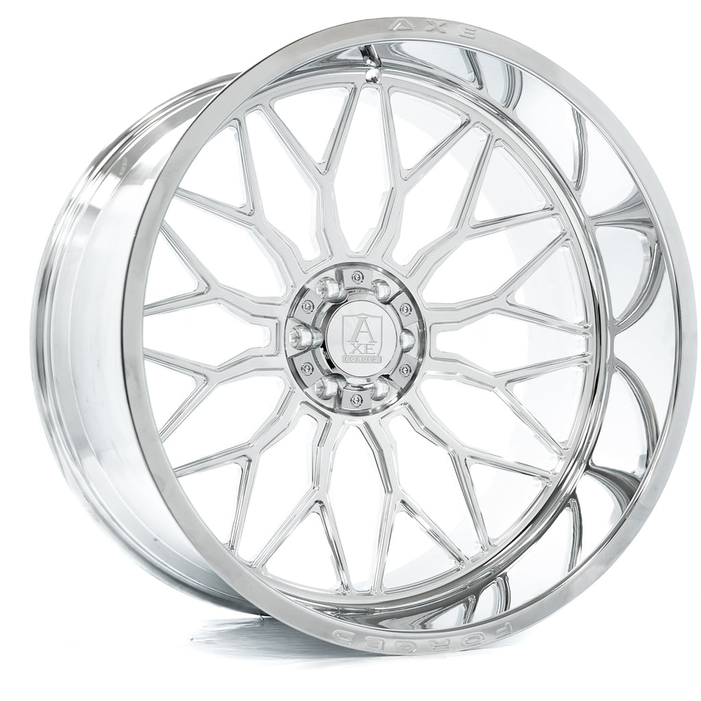 AXE FORGED AF8 28X14 -76 8X165 FULLY POLISHED – Wheels Below Retail