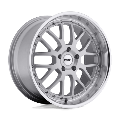 TSW VALENCIA 19X8 20 5X120/5X4.72 SILVER W/ MIRROR CUT LIP
