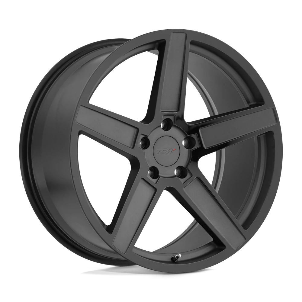 TSW ASCENT 19X8.5 40 5X114.3/5X4.5 MATTE GUNMETAL W/ GLOSS BLACK FACE