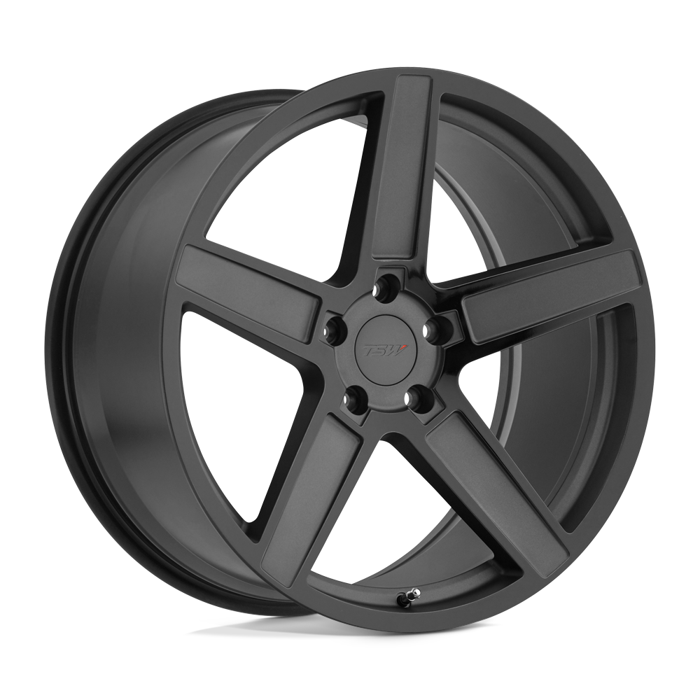 TSW ASCENT 18X9.5 20 5X120/5X4.72 MATTE GUNMETAL W/ GLOSS BLACK FACE