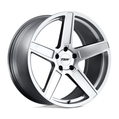 TSW ASCENT 18X8.5 40 5X120/5X4.72 MATTE TITANIUM SILVER