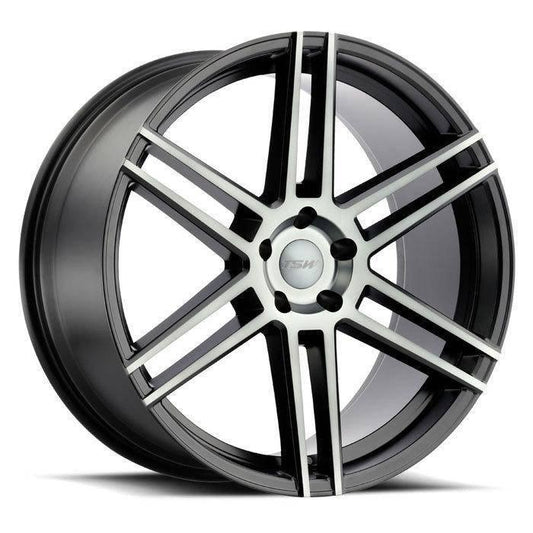 TSW AUTOGRAPH 22X10.5 35 5X130 GLOSS BLACK W/ MIRROR CUT FACE