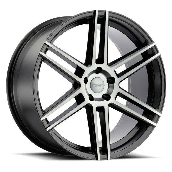 TSW AUTOGRAPH 20X10 35 5X130 GLOSS BLACK W/ MIRROR CUT FACE